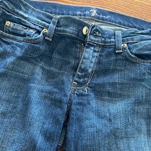 7 For All Mankind jeans size 29 dojo dark wash flare